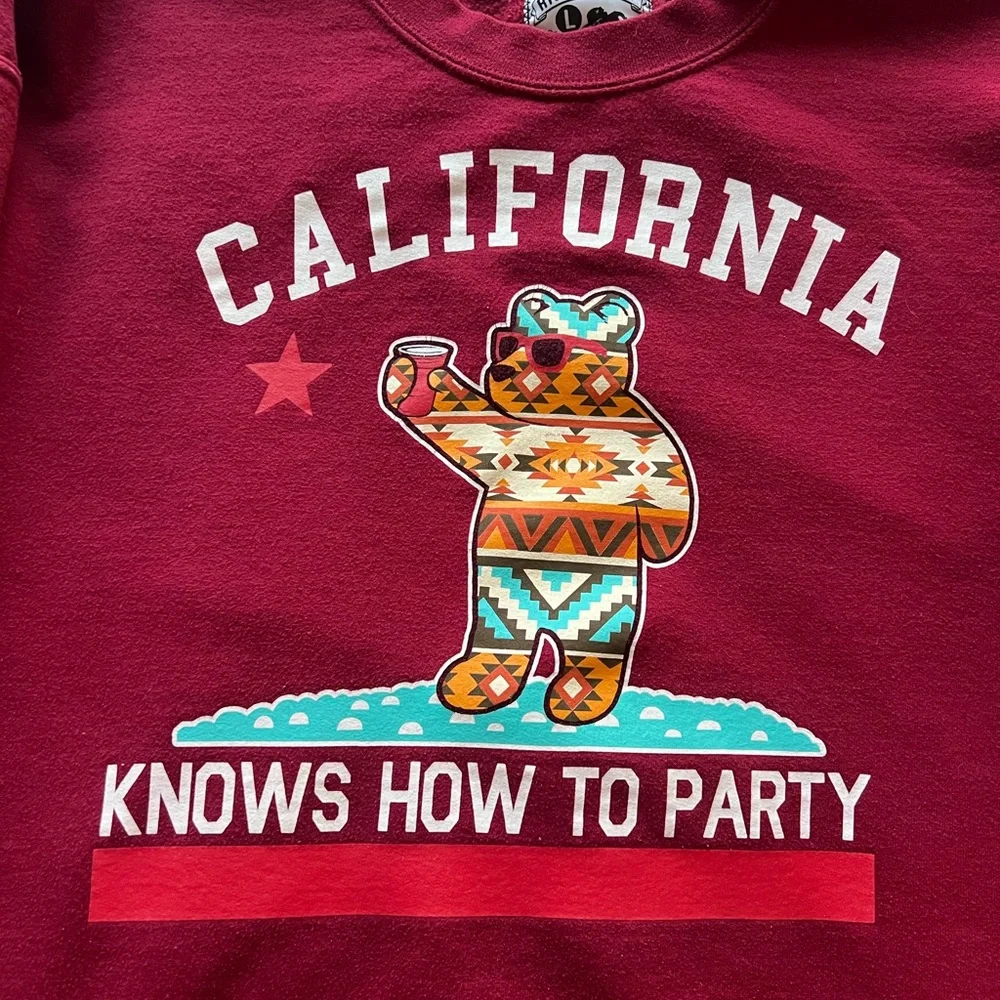 Riot Society California Graphic Sweatshirt - Picture 2 of 6